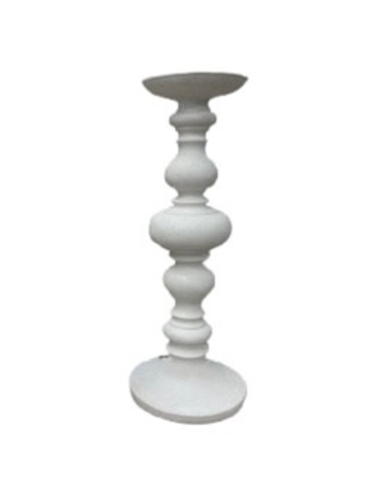 Large White Candle Stick (Design B)