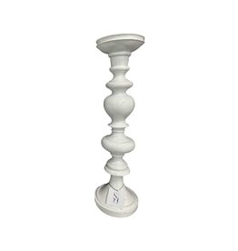Large White Candle Stick (Design A)