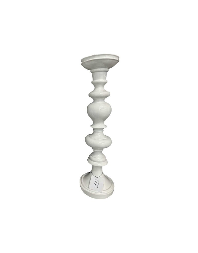 Large White Candle Stick (Design A)