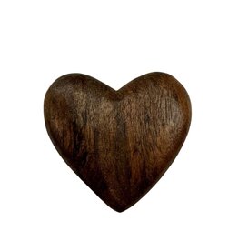 Mango Hand-Carved Mango Heart