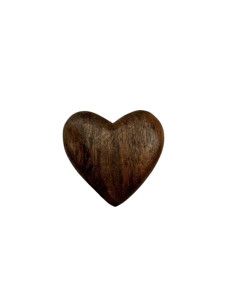 Mango Hand-Carved Mango Heart
