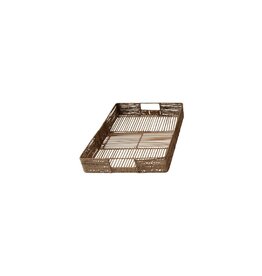 Bamboo Small Hand-Woven Tray with Handles (EACH)