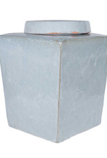 Leif Leif Stoneware Tea Box, Large, Light Grey