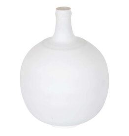 Athea Athea 12.5" Glass Vase, Matte White