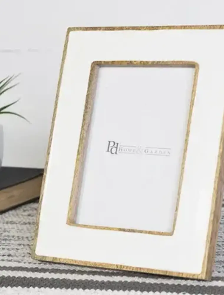 5" x 7" White Enamel Frame