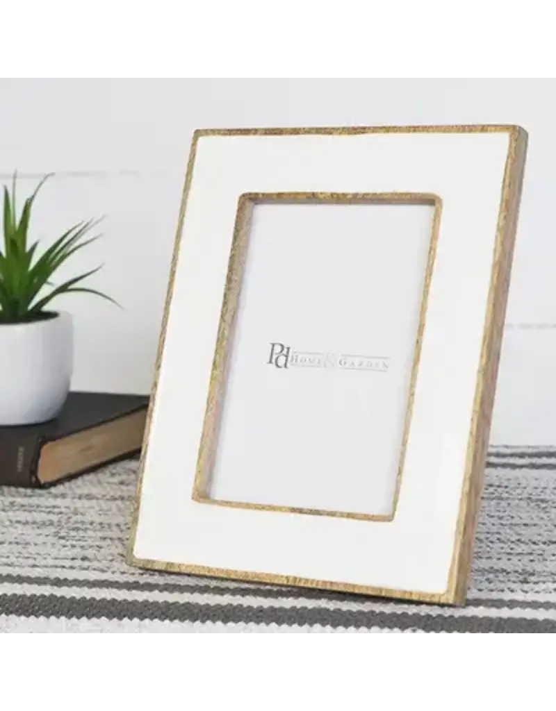 5" x 7" White Enamel Frame