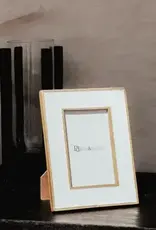 4" x 6 " White Enamel Frame