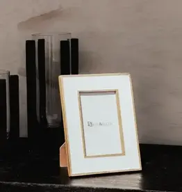 4" x 6 " White Enamel Frame