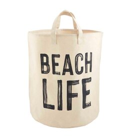 Beach Life Canvas Tote