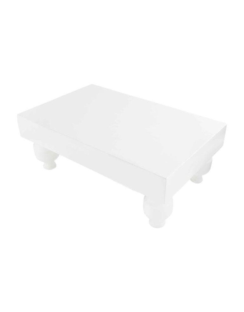 White Footed Serving Stand