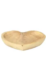 Bits & Bobs Decorative Paulownia Wood Heart Bowl
