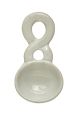Stoneware Stoneware Spoon with Twisted Handle