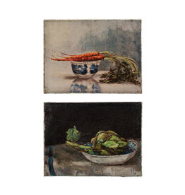 Collected Notions Carrot Canvas Wall Decor