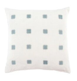 20x20 Sage Ikat Stitch Pillow