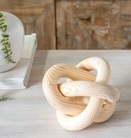 6" Linked Wood Knot