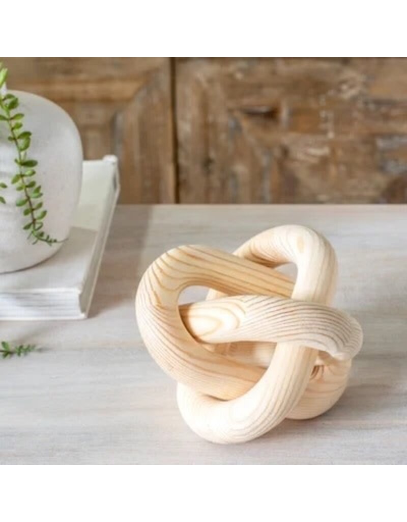 6" Linked Wood Knot