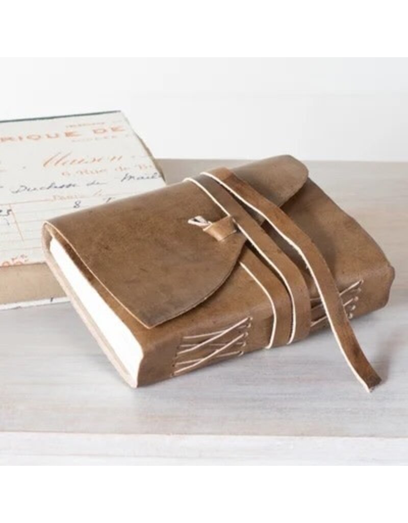 Light Leather Hand Tied Journal