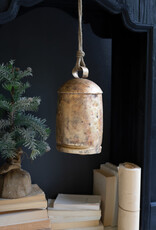 Large Antique Gold Christmas Bell