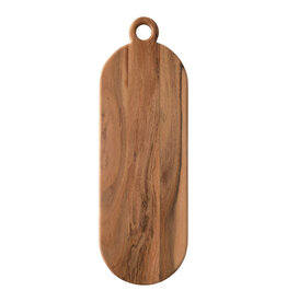 At The Table Acacia Wood Cutting Board w/One Rnd Handle