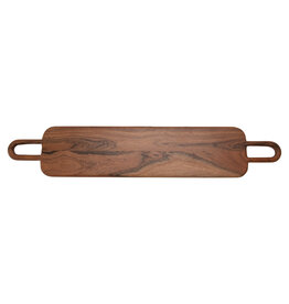 At The Table Acacia Wood Cutting Board w/Two Handles