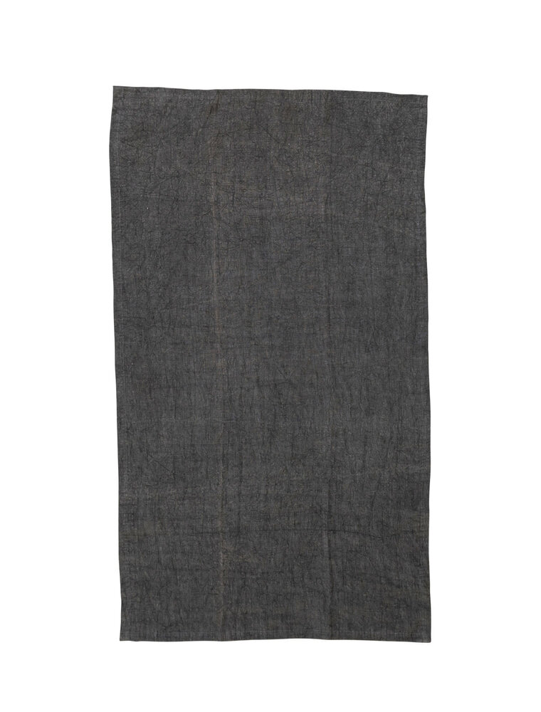Daily Routines Grey - Oversized Stonewashed Linen Tea Towel