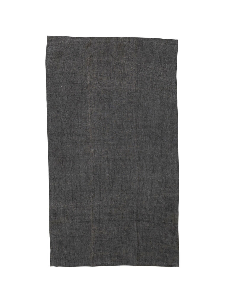 Daily Routines Grey - Oversized Stonewashed Linen Tea Towel