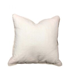Linen Natural Flanger Edge Pillow 22" x 22"