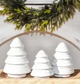 Set of 3 - Ceramic Christmas Trees
