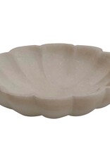 Cheers Carved Marble Flower Shaped Dish