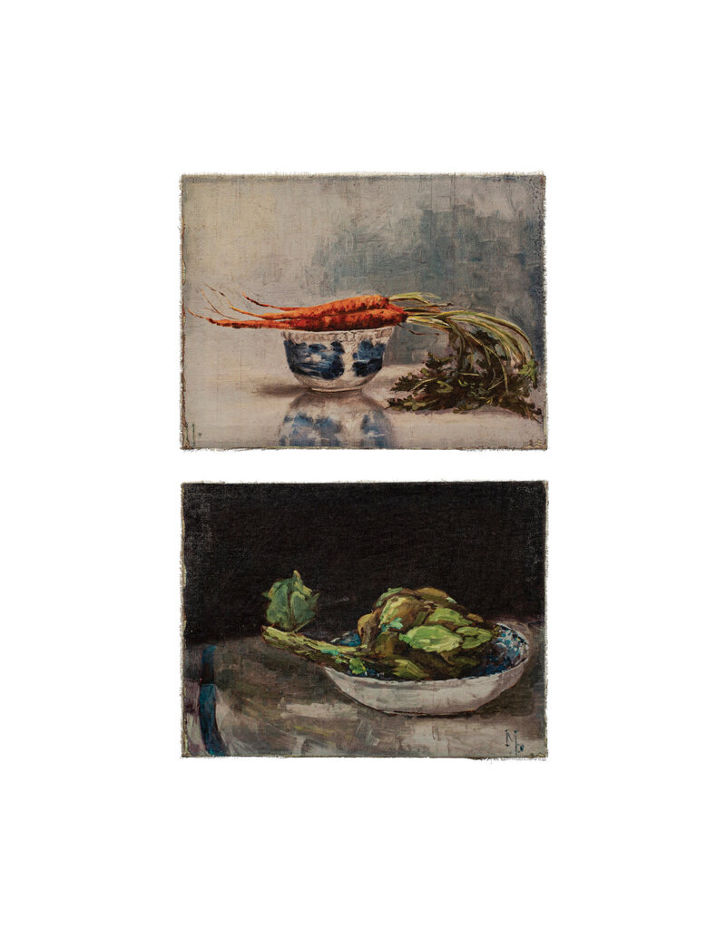 Collected Notions Artichoke Canvas Wall Decor
