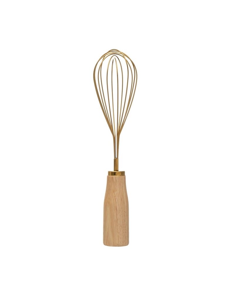 Stainless Steel Whisk with Wood Handle