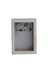 Await 4 x 6 Marble & Mango Wood Shadow Box Photo Frame