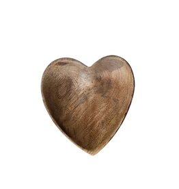 Shoreline Mango Wood Heart Shapped Dish