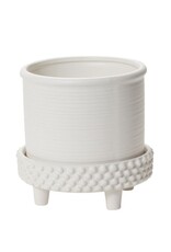 Jane Medium Jane Footed Pot with Saucer