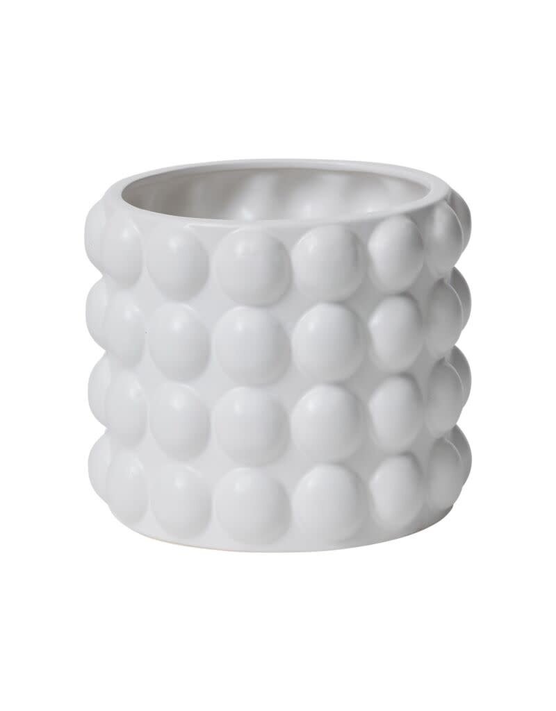Bubble Bubble Pot - White