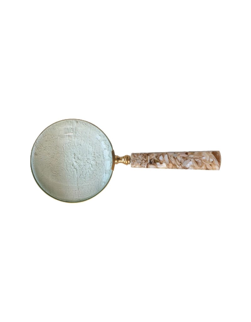 Mineral & Sand Mother of Pearl Magnifying Glass