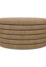 Seagrass 32" Wide Seagrass Ribbed Coffee Table, Natural