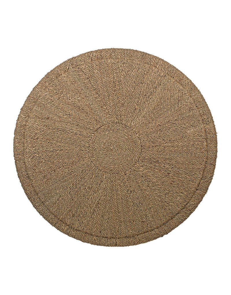 Seagrass 32" Wide Seagrass Ribbed Coffee Table, Natural