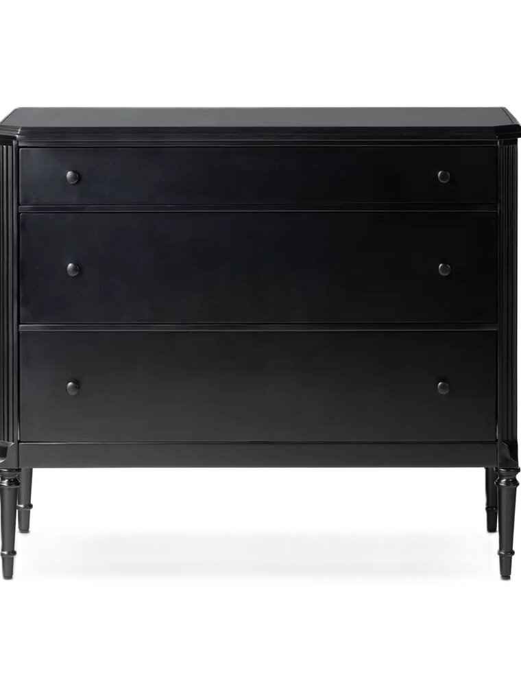 Lendon Lendon 3 Drawer Dresser, Black