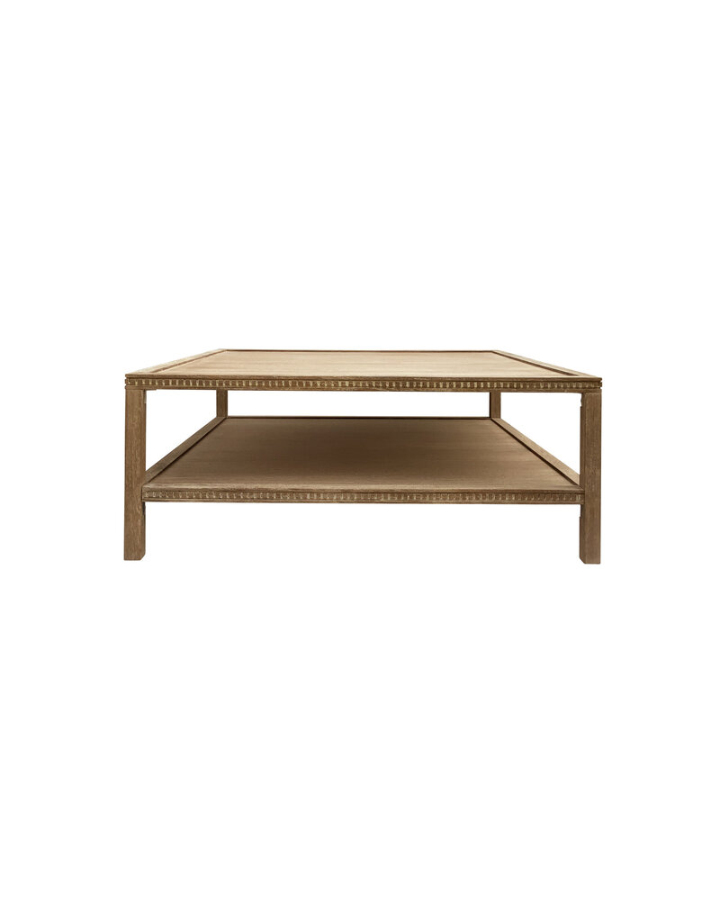 Southern Sky Taylor Square Coffee Table, White Wash
