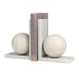 Marble Ball Bookend