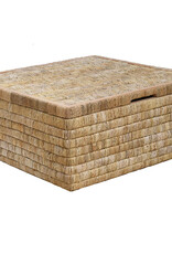 Abaca Abama Square Coffee Table Trunk