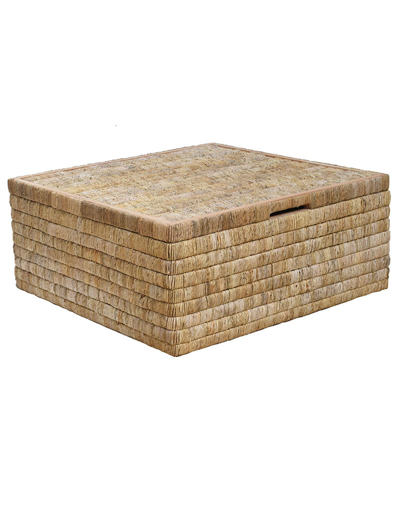 Abaca Abama Square Coffee Table Trunk