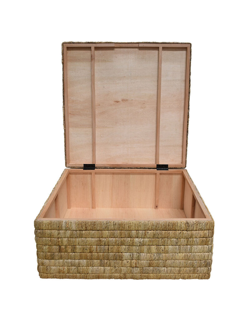 Abaca Abama Square Coffee Table Trunk