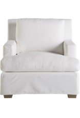 Miranda Kerr Home Malibu Slipcover Chair, Smoke on the Water
