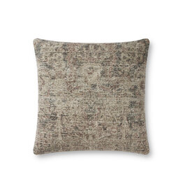 LOLOI Beige/Multi 18" x 18" Down filled