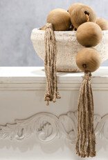 PD Home Brown Wood Bead Strand, 41.5"