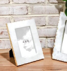 PD Home 4x6 Gold Foil Marble Frame