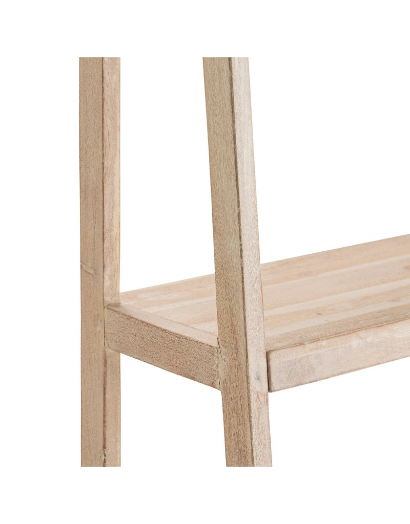 Bengal Manor Riverview Etagere Display Shelves, Acacia Wood White Wash