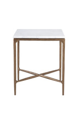 Gilda Gilda Side Table, Gold, Marble, Top